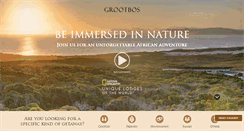 Desktop Screenshot of grootbos.com